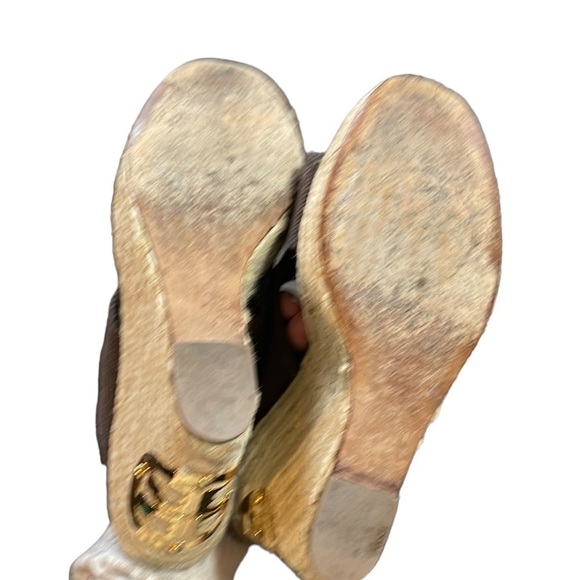 Tory Burch Kristen Espadrille Wedges 8 - Picture 5 of 11